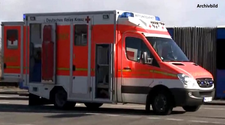Rettungswagen brachte verletzten Reisenden in die Nordseeklinik