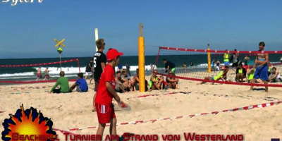 Beachball Turnier in Westerland bei Traumwetter
