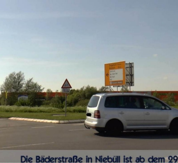 Anreise Sylt - Video der Umleitungsstrecke in Niebüll