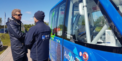 Eröffnung des autonom fahrenden Busses in Keitum auf Sylt