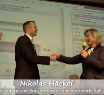 Nikolas Häckel ist neuer Bürgermeister der Gemeinde Sylt
