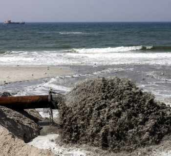 Sandvorspülung 2019 - Sylts Strände erhalten ein Sanddepot