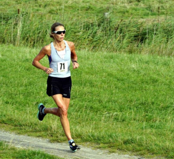 Sandra Morchner gewann den Rantumbecken-Lauf 2017