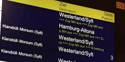Hamburg - Sylt | Reparatur nach Bahnunglück dauert ca. 2 Tage