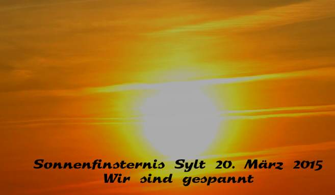 Sonnenfinsternis Sylt 2015