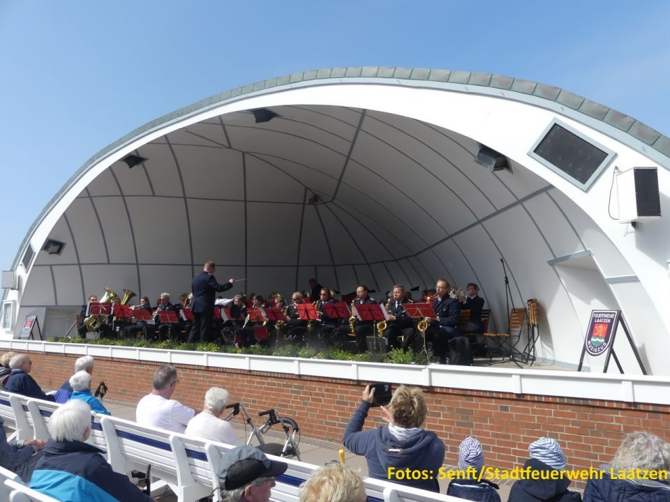 Ein Konzert fand in der Musikmuschel in der Westerländer Promenade statt