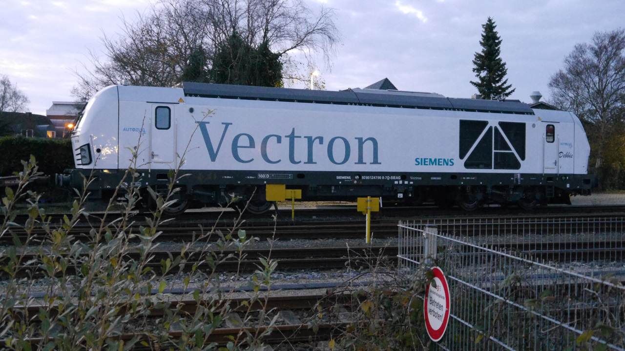 Zwei Siemens Vectron DE Loks künftig auf der Syltstrecke im Einsatz