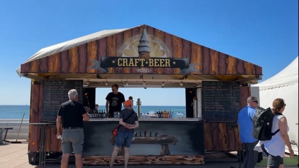 Stand auf dem Craft Beer & Gourmet Festival Sylt