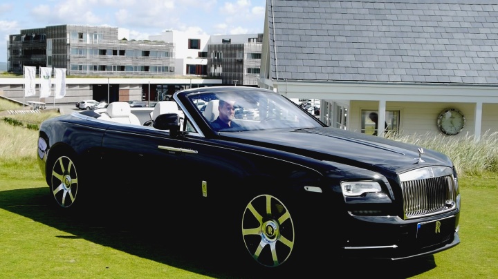 Rolls Royce Cabrio Dawn auf Sylt präsentiert