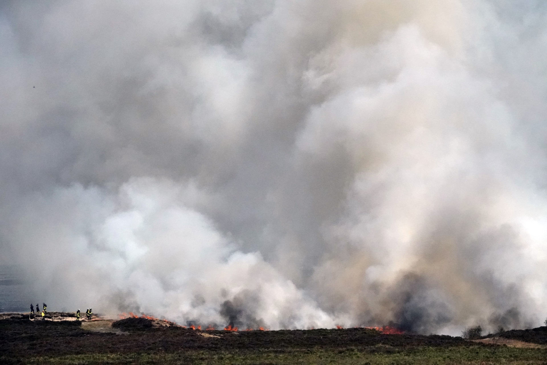 Naturschutzaktion endete mit Großbrand am Morsum Kliff