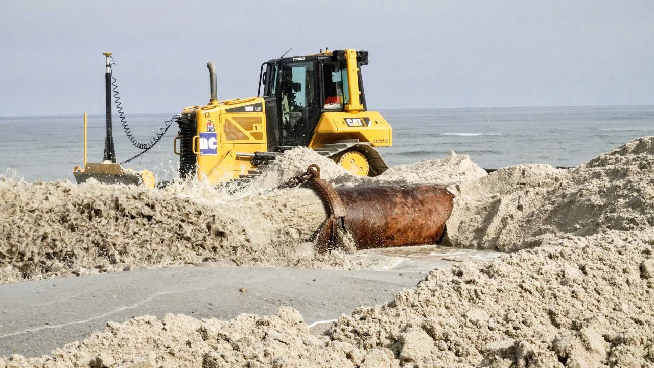 Neuer Sand sorgt in Kampen für Urlaubsfreuden und Küstenschutz