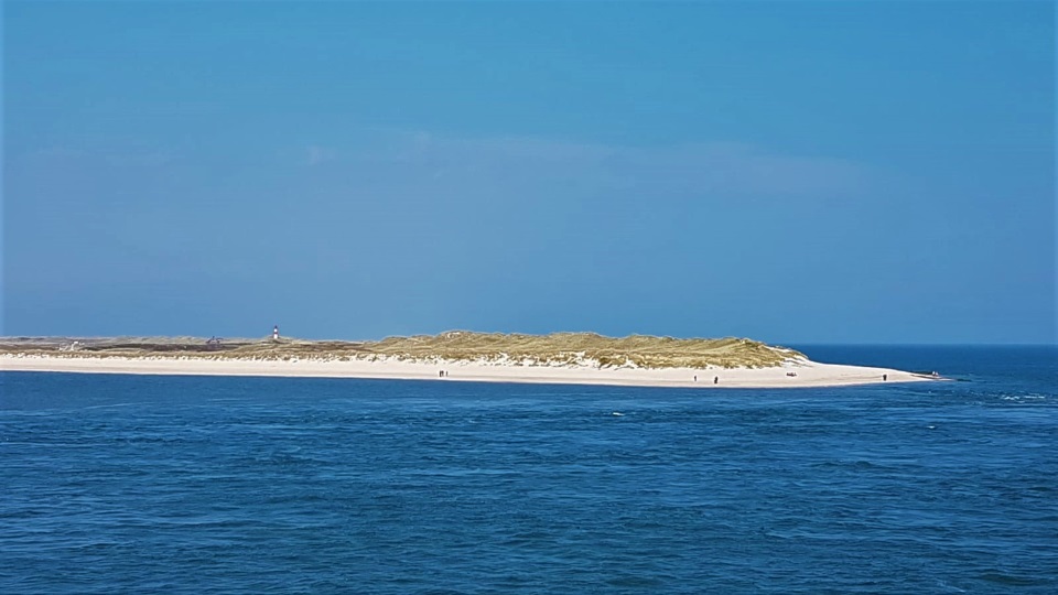 Sylts und Deutschlands nördlichster Punkt vom Meer aus gesehen