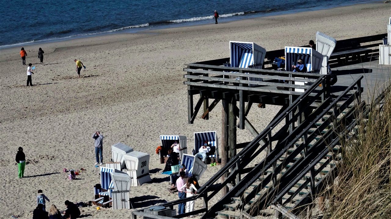 Ostern 2022 auf Sylt am Kampener Strand