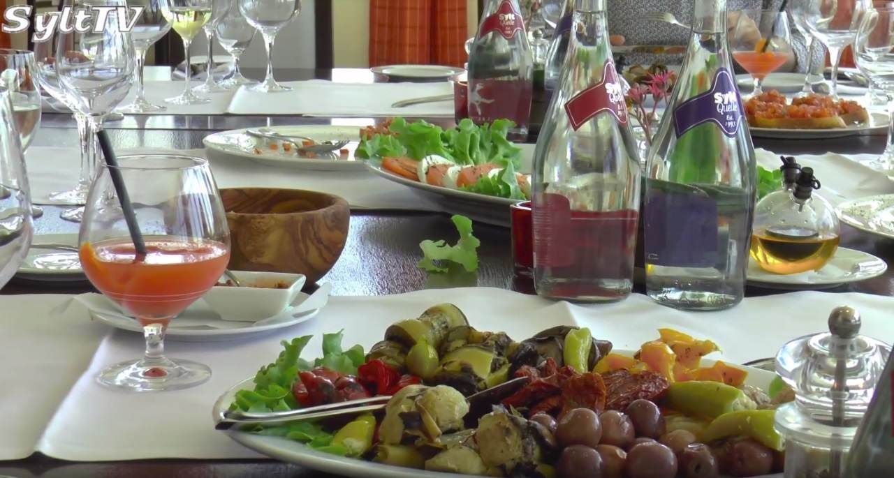 Speisen im Restaurant Villaggio in Rantum auf Sylt