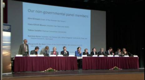 Panel auf der Weltnaturerbe Wattenmeer Konferenz