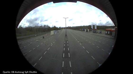 Eine neue Webcam zeigt besser wie lang die Wartezeit bei den Autozügen nach Sylt ist